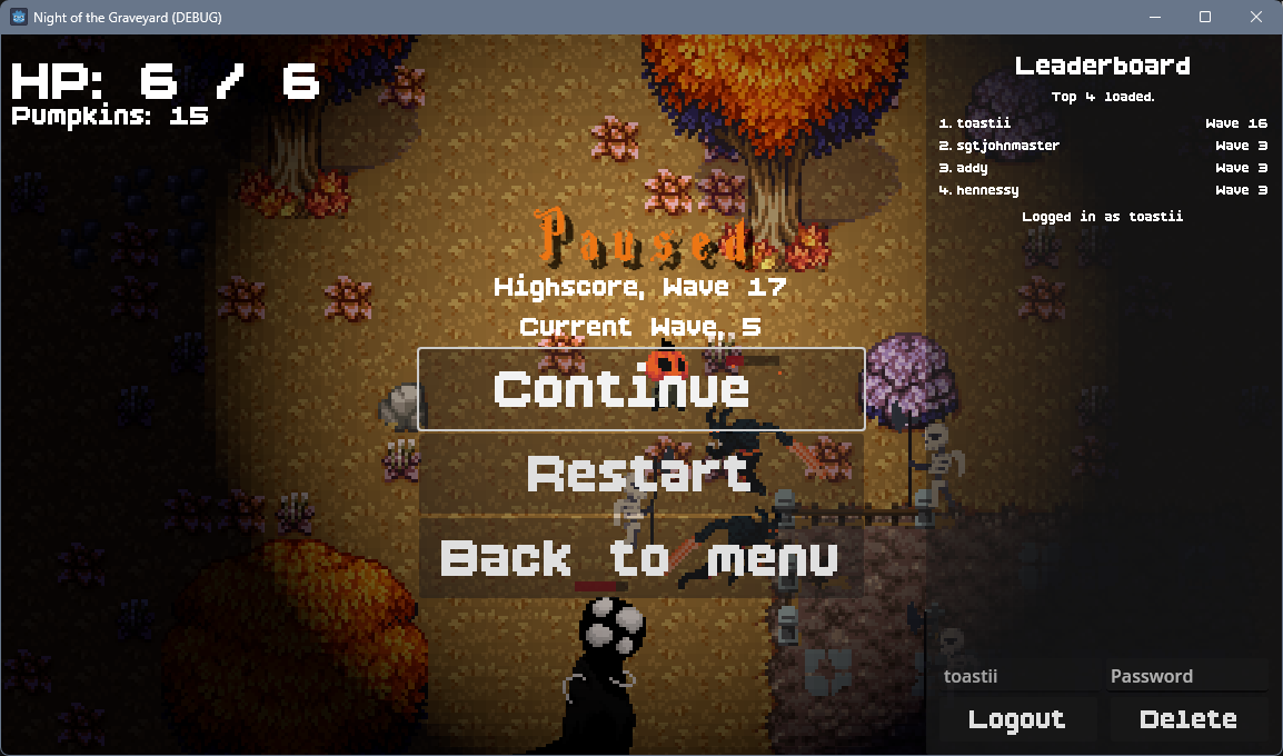 NotG Pause Bildschirm